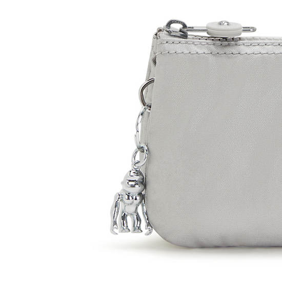 Kipling Creativity Large Metallic Påse Silver | SE 1502RV